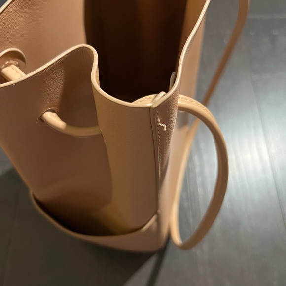 Oak and Fort tan brown bucket leather tote bag shoulder bag - Picture 11 of 11